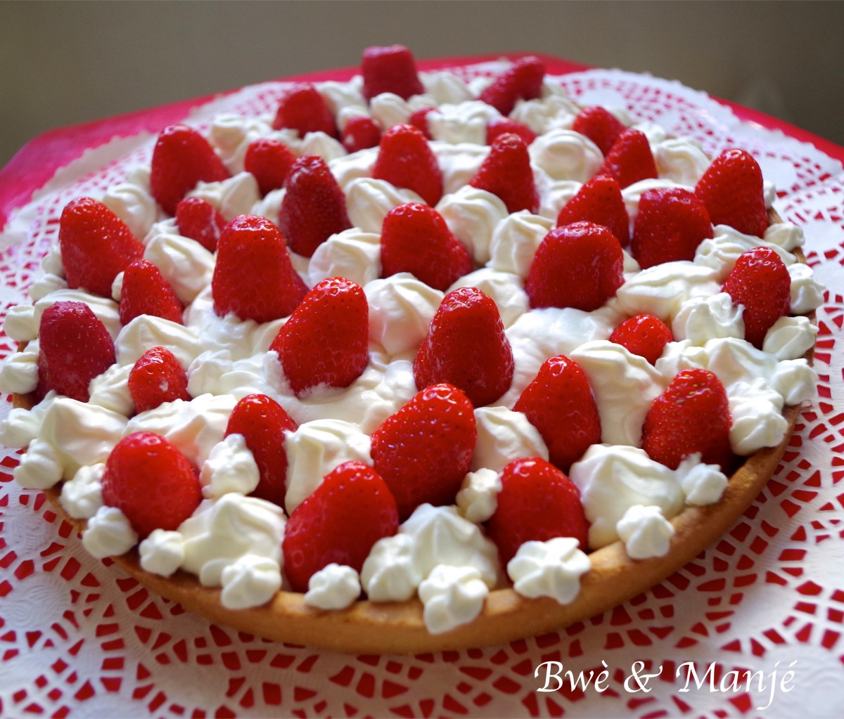 Tarte Fraises Chantilly Mascarpone Gourmandises Pic Es