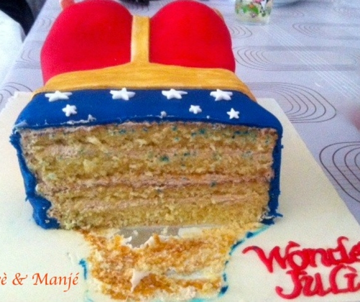 Gateau Wonder Woman Cake Design Gourmandises Epicees