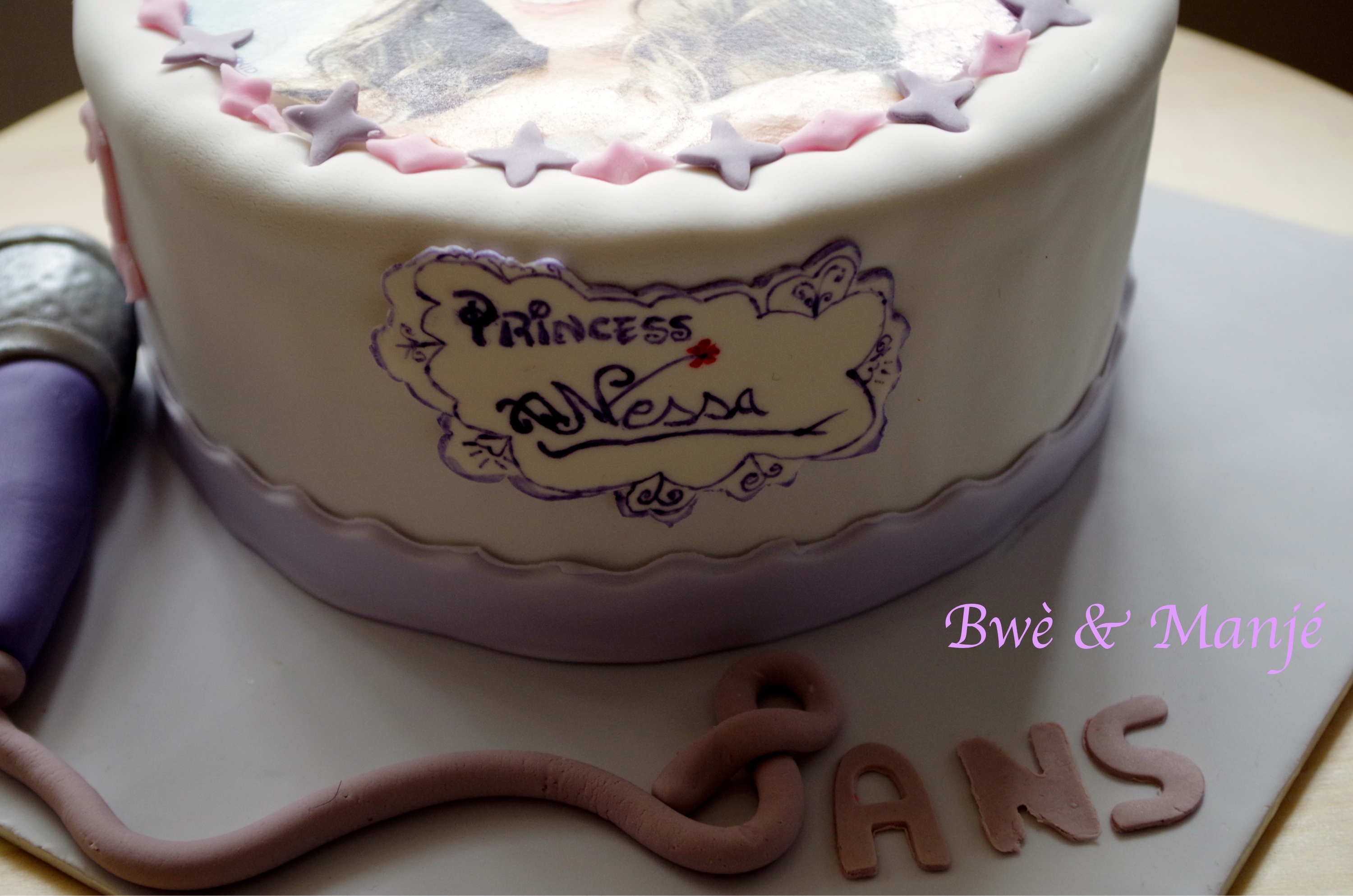 Gateau Violetta Cake Design Gourmandises Epicees